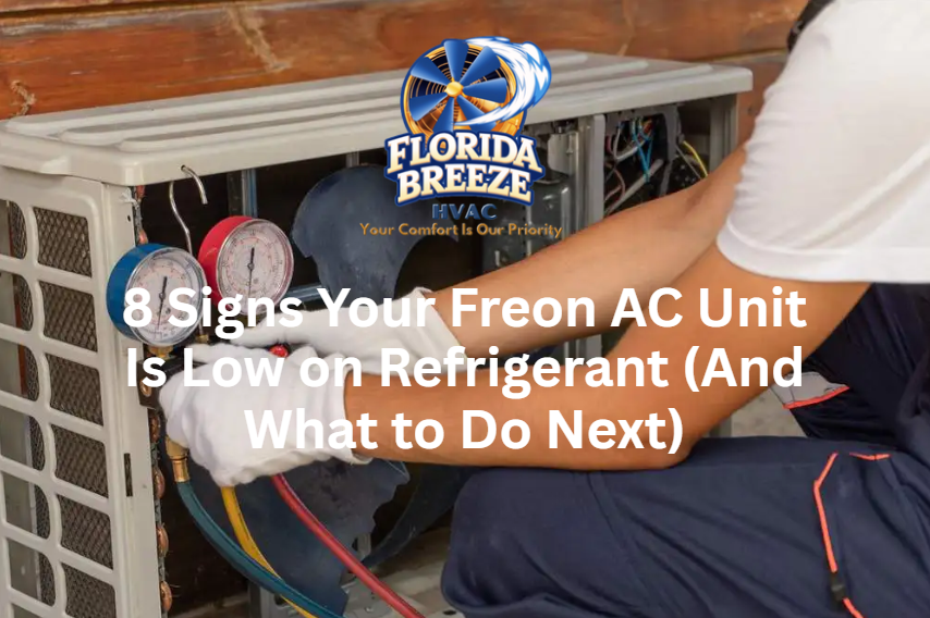 8 Signs Your Freon AC Unit Is Low on Refrigerant and What to Do Next