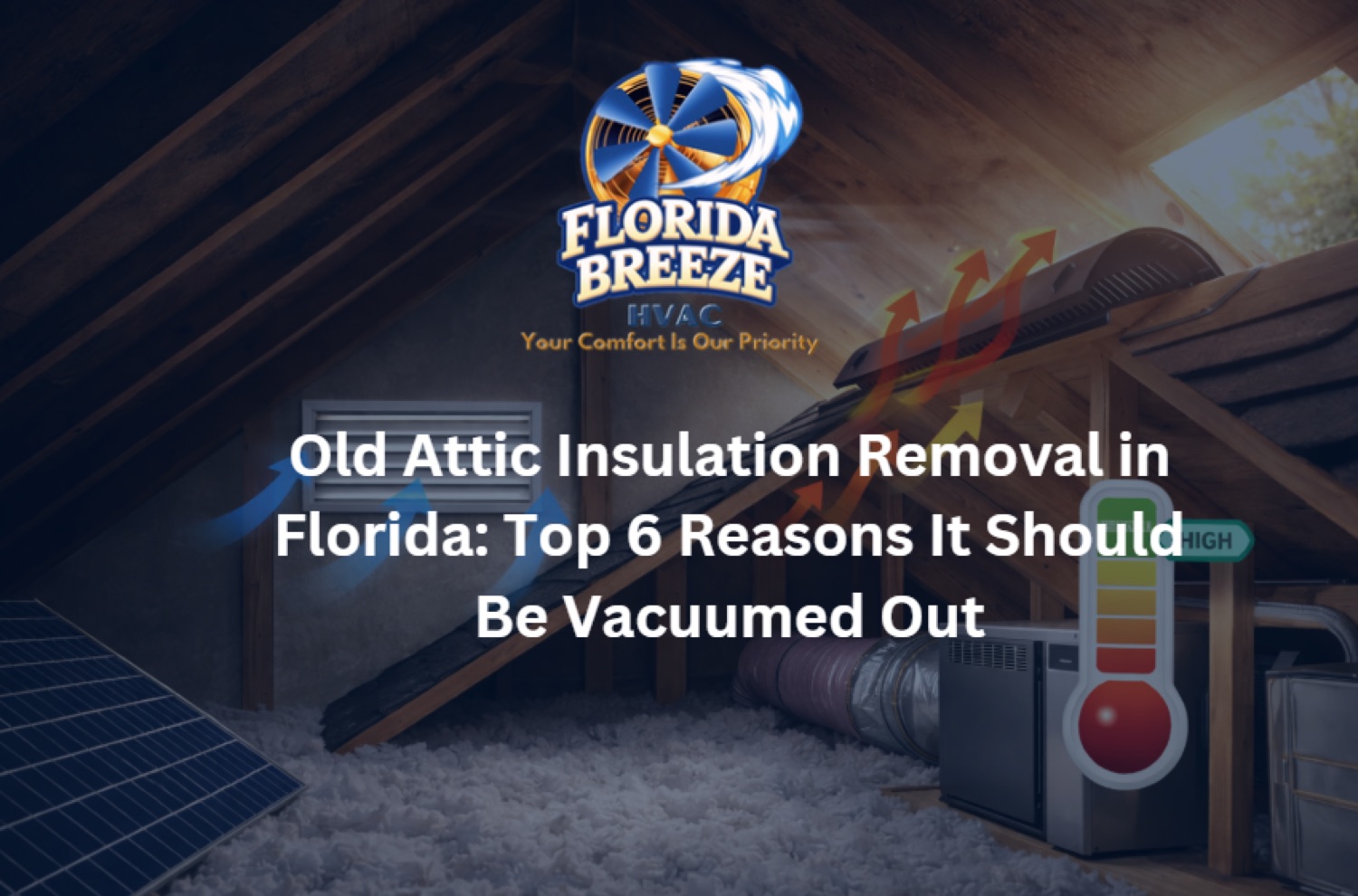Old Attic Insulation Removal – Florida Attic Insulation