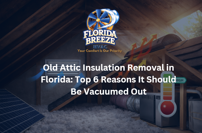 Old Attic Insulation Removal – Florida Attic Insulation