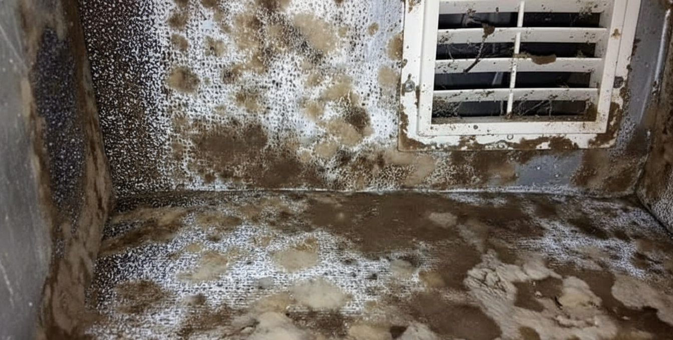 New ductwork installation by HVAC technician