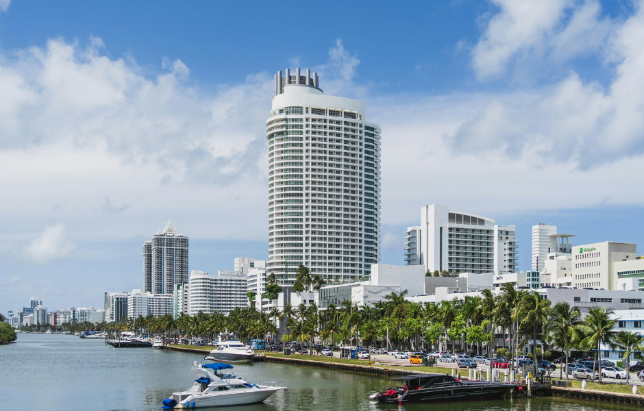 Miami South Florida skyline showing the urban environment where AC replacement is common