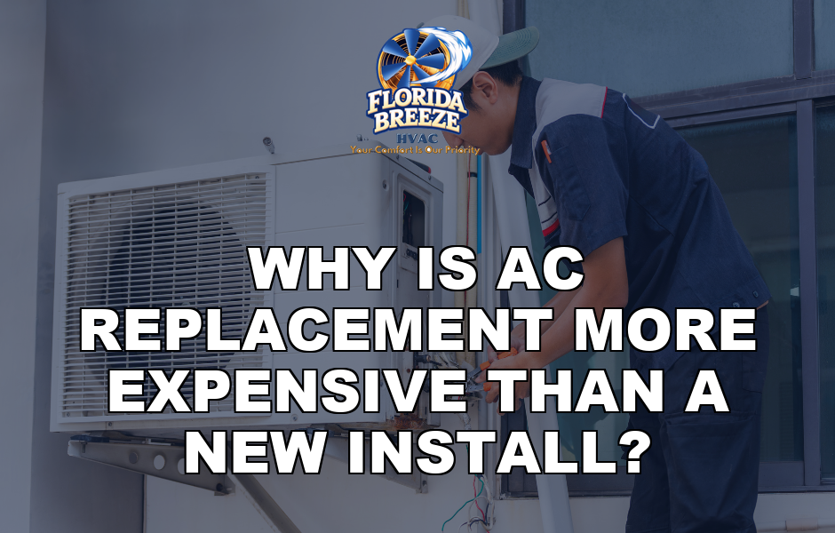 Why Is AC Replacement More Expensive Than a New Install?